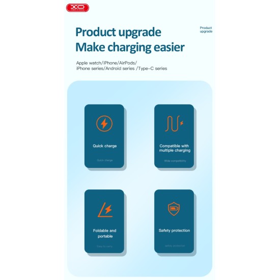 WX033 4 in 1 15w wireless charger