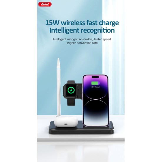 WX033 4 in 1 15w wireless charger