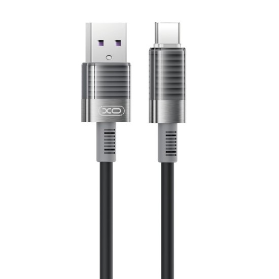 XO NB282 Καλώδιο Γρήγορης Φόρτισης Σιλικόνης 6A Type-C Μαύρο XO NB282 Καλώδιο Γρήγορης Φόρτισης Σιλικόνης 6A Type-C Μαύρο