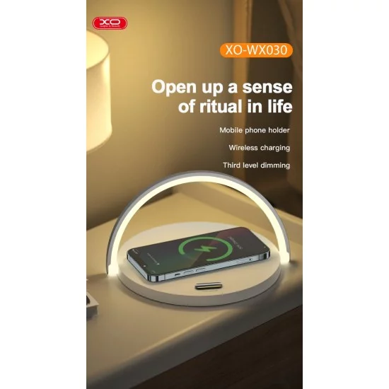 XO WX030 Βάση Φόρτισης Κινητού Τηλεφώνου με Φωτισμό 15W