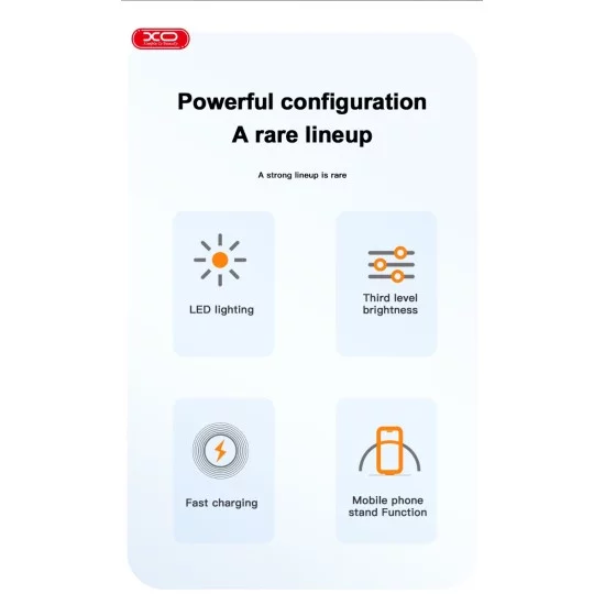 XO WX030 Βάση Φόρτισης Κινητού Τηλεφώνου με Φωτισμό 15W