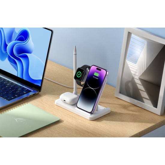 WX033 4 in 1 15w wireless charger