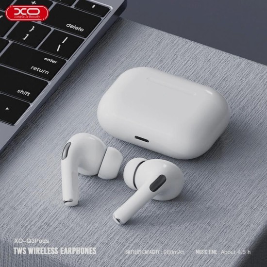 XO Q3Pods Bluetooth Ακουστικά (3ης γενιάς με Αισθητήρα Αυτιού Και Λειτουργία Ασύρματης Φόρτισης) XO Q3Pods Bluetooth Ακουστικά (3ης γενιάς με Αισθητήρα Αυτιού Και Λειτουργία Ασύρματης Φόρτισης)