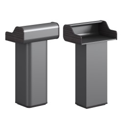 ΑΝΑΛΟΓΙΟ ΟΜΙΛΗΤΗ SPEEKER HM2151 ΜΕΛΑΜΙΝΗ ΣΕ ΓΚΡΙ 60x40x108Υεκ