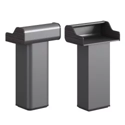 ΑΝΑΛΟΓΙΟ ΟΜΙΛΗΤΗ SPEEKER HM2151 ΜΕΛΑΜΙΝΗ ΣΕ ΓΚΡΙ 60x40x108Υεκ