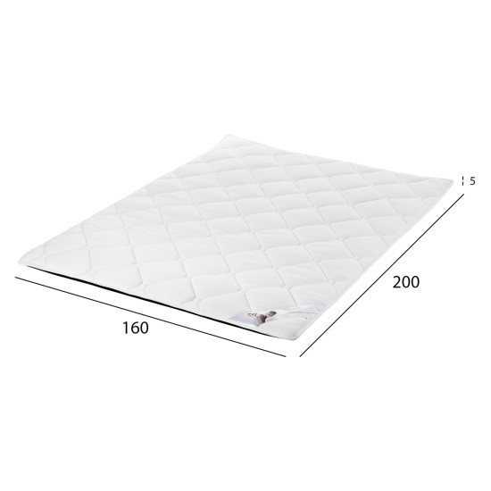 ΑΝΩΣΤΡΩΜΑ ΑΦΡΟΥ HM670.06 ΛΕΥΚΟ 160x200x5Y εκ. ΑΝΩΣΤΡΩΜΑ ΑΦΡΟΥ HM670.06 ΛΕΥΚΟ 160x200x5Y εκ.