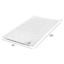 ΑΝΩΣΤΡΩΜΑ ΑΦΡΟΥ HM670.07 ΛΕΥΚΟ 90x200x5Y εκ.