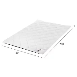 ΑΝΩΣΤΡΩΜΑ ΑΦΡΟΥ HM670.08 ΛΕΥΚΟ 120x200x5Y εκ.