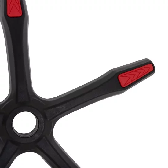 ΑΝΤΑΛΛΑΚΤΙΚΗ ΒΑΣΗ ΑΣΤΕΡΙ ΜΑΥΡΟ/ΚΟΚΚΙΝΟ NYLON ΓΙΑ HM1203.01-- 29εκ ΑΚΤΙΝΑ