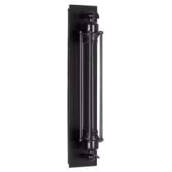 ΑΠΛΙΚΑ ΤΟΙΧΟΥ 2ΦΩΤΗ BEACON HM4463 ΜΕΤΑΛΛΟ ΣΕ ΜΑΥΡΟ 10x10x47Υεκ.
