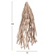 ΑΠΛΙΚΑ ΤΟΙΧΟΥ VEKNA HM4876 DRIFTWOOD ΣΕ ΦΥΣΙΚΟ 43x15(πάχος)x100Υεκ.[1xΕ27]