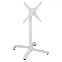 ΒΑΣΗ ΑΛΟΥΜΙΝΙΟΥ HM459.02 ΛΕΥΚΟ ΜΑΤ 69Χ69Χ73Υεκ. ΜΕ ΕΠΙΦΑΝΕΙΑ 48Χ48εκ.