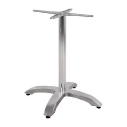 ΒΑΣΗ ΑΛΟΥΜΙΝΙΟΥ HM460.03 ΧΡΩΜΙΟΥ 66Χ66Χ72Υεκ. ΜΕ ΣΤΑΥΡΟ 48Χ48εκ.