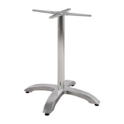 ΒΑΣΗ ΑΛΟΥΜΙΝΙΟΥ HM460.03 ΧΡΩΜΙΟΥ 66Χ66Χ72Υεκ. ΜΕ ΣΤΑΥΡΟ 48Χ48εκ.