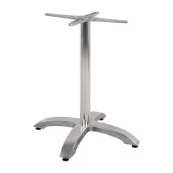 ΒΑΣΗ ΑΛΟΥΜΙΝΙΟΥ HM460.03 ΧΡΩΜΙΟΥ 66Χ66Χ72Υεκ. ΜΕ ΣΤΑΥΡΟ 48Χ48εκ.