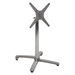 ΒΑΣΗ ΑΛΟΥΜΙΝΙΟΥ ΠΤΥΣΣΟΜΕΝΗ ΧΡΩΜΙΟΥ 69Χ69Χ73Υεκ. ΜΕ ΣΤΑΥΡΟ 48Χ48εκ.HM459.03