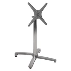 ΒΑΣΗ ΑΛΟΥΜΙΝΙΟΥ ΠΤΥΣΣΟΜΕΝΗ ΧΡΩΜΙΟΥ 69Χ69Χ73Υεκ. ΜΕ ΣΤΑΥΡΟ 48Χ48εκ.HM459.03