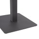 ΒΑΣΗ ΜΕΤΑΛΛΙΚΗ ΓΚΡΙ 40X40X72Υεκ. HM414.20