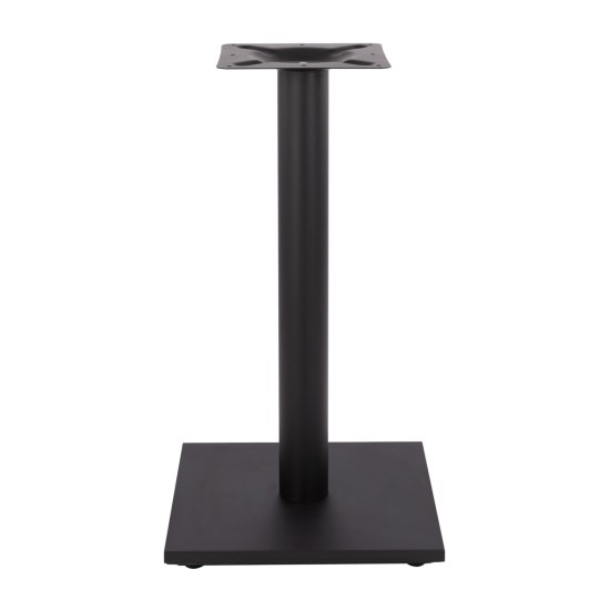 ΒΑΣΗ ΜΕΤΑΛΛΙΚΗ ΜΑΥΡΗ ΜΑΤ 40Χ40Χ72Υεκ. ΜΕ ΡΕΓΟΥΛΑΤΟΡΟΥΣ HM421.11