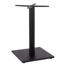 ΒΑΣΗ ΜΕΤΑΛΛΙΚΗ ΜΑΥΡΗ ΜΑΤ 45Χ45Χ72εκ. ΜΕ ΣΤΑΥΡΟ 46Χ46 ΚΑΙ ΡΕΓΟΥΛΑΤΟΡΟΥΣ HM438