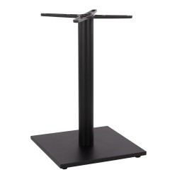 ΒΑΣΗ ΜΕΤΑΛΛΙΚΗ ΜΑΥΡΗ ΜΑΤ 45Χ45Χ72εκ. ΜΕ ΣΤΑΥΡΟ 46Χ46 ΚΑΙ ΡΕΓΟΥΛΑΤΟΡΟΥΣ HM438