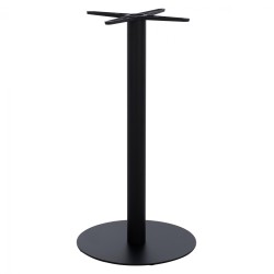 ΒΑΣΗ ΜΕΤΑΛΛΙΚΗ ΜΠΑΡ ΜΕΣΣΑΙΟΥ ΥΨΟΥΣ ΜΑΥΡΗ ΜΑΤ HM474 ΣΤΑΥΡΟΣ 46Χ46εκ 45Χ45Χ94Υεκ.