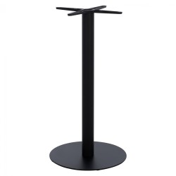 ΒΑΣΗ ΜΕΤΑΛΛΙΚΗ ΜΠΑΡ ΜΕΣΣΑΙΟΥ ΥΨΟΥΣ ΜΑΥΡΗ ΜΑΤ HM474 ΣΤΑΥΡΟΣ 46Χ46εκ 45Χ45Χ94Υεκ.