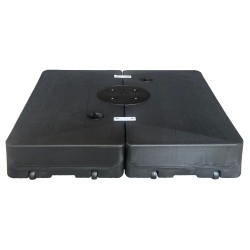 ΒΑΣΗ ΟΜΠΡΕΛΑΣ HM6608 ΠΟΛΥΑΙΘΥΛΕΝΙΟΥ ΣΕ ΜΑΥΡΟ ΧΡΩΜΑ 98x98x18Υεκ.