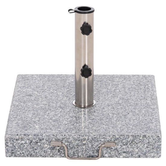 ΒΑΣΗ ΟΜΠΡΕΛΑΣ ΓΡΑΝΙΤΗ 40KG ΜΕ ΧΕΡΟΥΛΙ & ΡΟΔΕΣ HM6564--ΣΩΛΗΝΑΣ ΔΙΑΜΕΤΡΟΥ Φ48