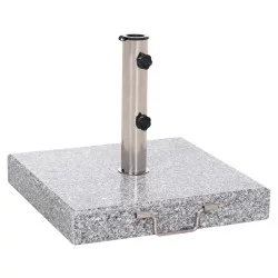 ΒΑΣΗ ΟΜΠΡΕΛΑΣ ΓΡΑΝΙΤΗ 40KG ΜΕ ΧΕΡΟΥΛΙ & ΡΟΔΕΣ HM6564--ΣΩΛΗΝΑΣ ΔΙΑΜΕΤΡΟΥ Φ48