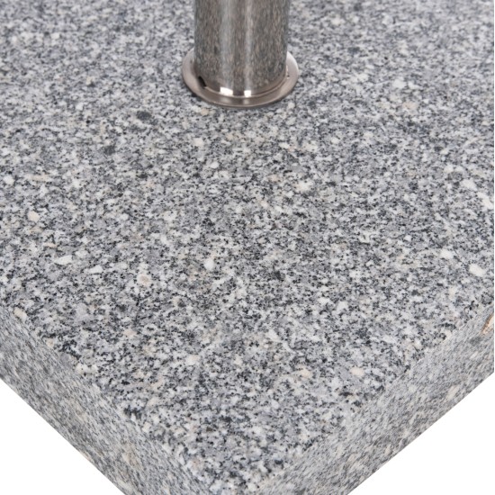 ΒΑΣΗ ΟΜΠΡΕΛΑΣ ΓΡΑΝΙΤΗ 60KG ΜΕ ΧΕΡΟΥΛΙ & ΡΟΔΕΣ HM6565--ΣΩΛΗΝΑΣ ΔΙΑΜΕΤΡΟΥ Φ58