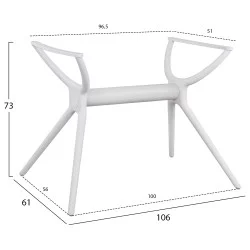 ΒΑΣΗ ΠΟΛΥΠΡΟΠΥΛΕΝΙΟΥ ΛΕΥΚΗ HM463.02 ΓΙΑ ΕΠΙΦΑΝΕΙΑ 120Χ80