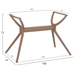 ΒΑΣΗ ΠΟΛΥΠΡΟΠΥΛΕΝΙΟΥ-ΜΕΤΑΛΛΟΥ ΚΑΠΟΥΤΣΙΝΟ HM463.04 ΓΙΑ ΕΠΙΦΑΝΕΙΑ 120Χ80εκ ΒΑΣΗ ΠΟΛΥΠΡΟΠΥΛΕΝΙΟΥ-ΜΕΤΑΛΛΟΥ ΚΑΠΟΥΤΣΙΝΟ HM463.04 ΓΙΑ ΕΠΙΦΑΝΕΙΑ 120Χ80εκ