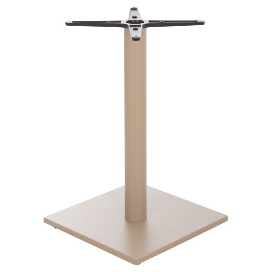 ΒΑΣΗ ΤΡΑΠΕΖΙΟΥ ΑΛΟΥΜΙΝΙΟΥ HM475.25 ΚΑΠΟΥΤΣΙΝΟ 46x46x72Υεκ. ΣΤΑΥΡΟΣ 46Χ46εκ