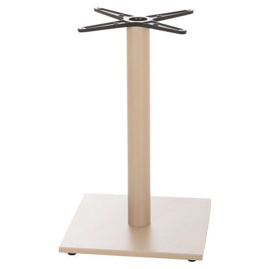 ΒΑΣΗ ΤΡΑΠΕΖΙΟΥ ΑΛΟΥΜΙΝΙΟΥ HM475.25 ΚΑΠΟΥΤΣΙΝΟ 46x46x72Υεκ. ΣΤΑΥΡΟΣ 46Χ46εκ