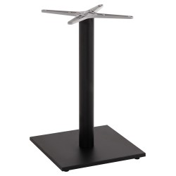 ΒΑΣΗ ΤΡΑΠΕΖΙΟΥ ΑΛΟΥΜΙΝΙΟΥ ΜΑΥΡΟ ΜΑΤ HM475.01 ΣΤΑΥΡΟΣ 46Χ46εκ 46Χ46Χ72Υεκ.