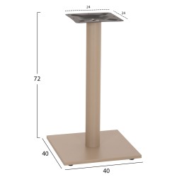 ΒΑΣΗ ΤΡΑΠΕΖΙΟΥ ΑΠΟ ΜΕΤΑΛΛΟ HM421.25 ΚΑΠΟΥΤΣΙΝΟ 40x40x72Υεκ. ΒΑΣΗ ΤΡΑΠΕΖΙΟΥ ΑΠΟ ΜΕΤΑΛΛΟ HM421.25 ΚΑΠΟΥΤΣΙΝΟ 40x40x72Υεκ.
