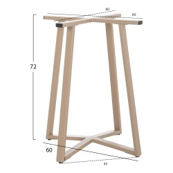 ΒΑΣΗ ΤΡΑΠΕΖΙΟΥ ΧΙΑΣΤΙ HM470.25 ΜΕΤΑΛΛΙΚΗ ΣΕ ΚΑΠΟΥΤΣΙΝΟ 60x60x72Yεκ. ΒΑΣΗ ΤΡΑΠΕΖΙΟΥ ΧΙΑΣΤΙ HM470.25 ΜΕΤΑΛΛΙΚΗ ΣΕ ΚΑΠΟΥΤΣΙΝΟ 60x60x72Yεκ.