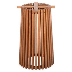 ΒΑΣΗ ΤΡΑΠΕΖΙΟΥ ΕΣΩΤ.ΧΩΡΟΥ ΣΤΡΟΓΓΥΛΗ FRANTZ HM9459.12 MINDI ΞΥΛΟ ΣΕ ΜΑΥΡΟ ΧΡΩΜΑ Φ60x74Yεκ.