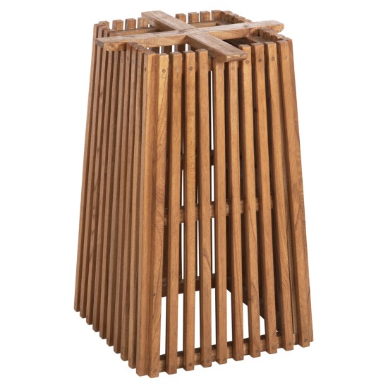 ΒΑΣΗ ΤΡΑΠΕΖΙΟΥ ΕΣΩΤ.ΧΩΡΟΥ ΤΕΤΡΑΓΩΝΗ FRANTZ HM9460.12 ΞΥΛΟ MINDI ΣΕ ΜΑΥΡΟ 60x60x73Y εκ.