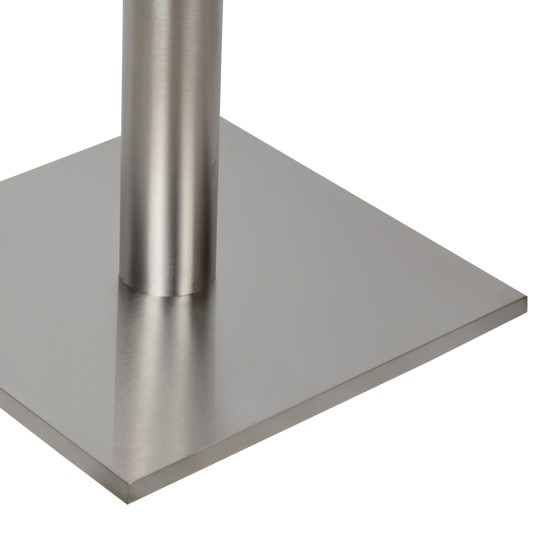 ΒΑΣΗ ΤΡΑΠΕΖΙΟΥ INOX HM421 ΜΕ ΡΕΓΟΥΛΑΤΟΡΟΥΣ 40x40x72Y εκ.