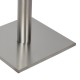 ΒΑΣΗ ΤΡΑΠΕΖΙΟΥ INOX HM421 ΜΕ ΡΕΓΟΥΛΑΤΟΡΟΥΣ 40x40x72Y εκ.