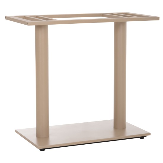 ΒΑΣΗ ΤΡΑΠΕΖΙΟΥ ΜΕΤΑΛΛΙΚΗ ΔΙΠΛΗ HM435.25 ΚΑΠΟΥΤΣΙΝΟ ΜΑΤ ΜΕ ΡΕΓΟΥΛΑΤΟΡΟΥΣ 80Χ40Χ72Υεκ. ΒΑΣΗ ΤΡΑΠΕΖΙΟΥ ΜΕΤΑΛΛΙΚΗ ΔΙΠΛΗ HM435.25 ΚΑΠΟΥΤΣΙΝΟ ΜΑΤ ΜΕ ΡΕΓΟΥΛΑΤΟΡΟΥΣ 80Χ40Χ72Υεκ.