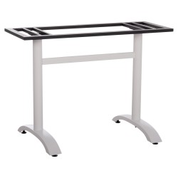 ΒΑΣΗ ΤΡΑΠΕΖΙΟΥ ΜΕΤΑΛΛΙΚΗ ΔΙΠΛΗ HM461.12 ΛΕΥΚΗ ΜΕ ΡΕΓΟΥΛΑΤΟΡΟΥΣ 100x60x73Υεκ. ΒΑΣΗ ΤΡΑΠΕΖΙΟΥ ΜΕΤΑΛΛΙΚΗ ΔΙΠΛΗ HM461.12 ΛΕΥΚΗ ΜΕ ΡΕΓΟΥΛΑΤΟΡΟΥΣ 100x60x73Υεκ.