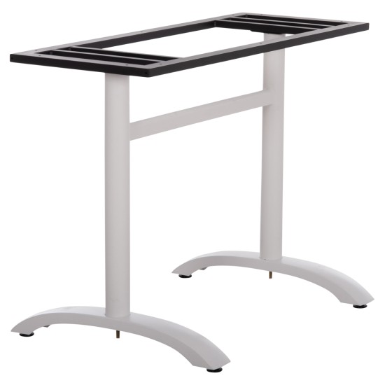 ΒΑΣΗ ΤΡΑΠΕΖΙΟΥ ΜΕΤΑΛΛΙΚΗ ΔΙΠΛΗ HM461.12 ΛΕΥΚΗ ΜΕ ΡΕΓΟΥΛΑΤΟΡΟΥΣ 100x60x73Υεκ. ΒΑΣΗ ΤΡΑΠΕΖΙΟΥ ΜΕΤΑΛΛΙΚΗ ΔΙΠΛΗ HM461.12 ΛΕΥΚΗ ΜΕ ΡΕΓΟΥΛΑΤΟΡΟΥΣ 100x60x73Υεκ.