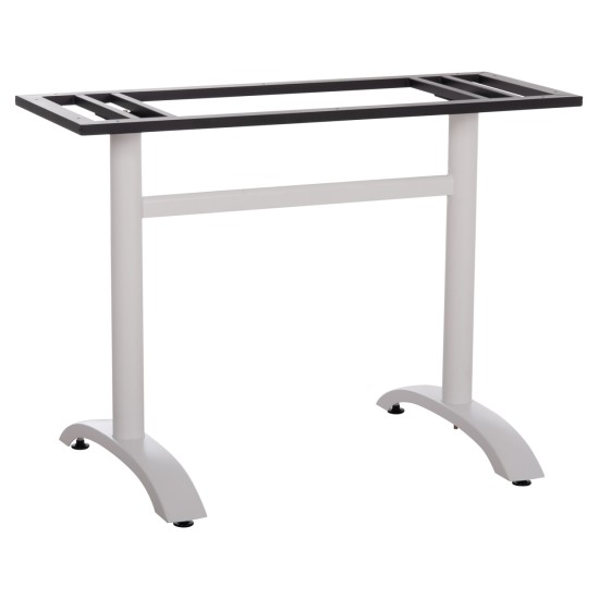 ΒΑΣΗ ΤΡΑΠΕΖΙΟΥ ΜΕΤΑΛΛΙΚΗ ΔΙΠΛΗ HM461.12 ΛΕΥΚΗ ΜΕ ΡΕΓΟΥΛΑΤΟΡΟΥΣ 100x60x73Υεκ. ΒΑΣΗ ΤΡΑΠΕΖΙΟΥ ΜΕΤΑΛΛΙΚΗ ΔΙΠΛΗ HM461.12 ΛΕΥΚΗ ΜΕ ΡΕΓΟΥΛΑΤΟΡΟΥΣ 100x60x73Υεκ.