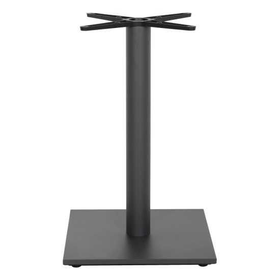 ΒΑΣΗ ΤΡΑΠΕΖΙΟΥ ΜΕΤΑΛΛΙΚΗ ΓΚΡΙ ΜΑΤ 46Χ46Χ72Yεκ. ΜΕ ΣΤΑΥΡΟ 46Χ46 ΚΑΙ ΡΕΓΟΥΛΑΤΟΡΟΥΣ HM438.20