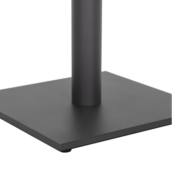 ΒΑΣΗ ΤΡΑΠΕΖΙΟΥ ΜΕΤΑΛΛΙΚΗ ΓΚΡΙ ΜΑΤ 46Χ46Χ72Yεκ. ΜΕ ΣΤΑΥΡΟ 46Χ46 ΚΑΙ ΡΕΓΟΥΛΑΤΟΡΟΥΣ HM438.20