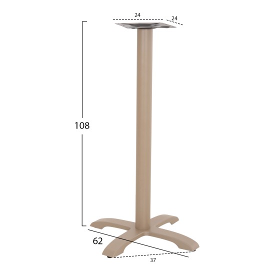 ΒΑΣΗ ΤΡΑΠΕΖΙΟΥ ΜΠΑΡ ΑΠΟ ΜΕΤΑΛΛΟ/ΜΑΝΤΕΜΙ HM417.25 ΚΑΠΟΥΤΣΙΝΟ 62x62x108Υεκ. ΒΑΣΗ ΤΡΑΠΕΖΙΟΥ ΜΠΑΡ ΑΠΟ ΜΕΤΑΛΛΟ/ΜΑΝΤΕΜΙ HM417.25 ΚΑΠΟΥΤΣΙΝΟ 62x62x108Υεκ.