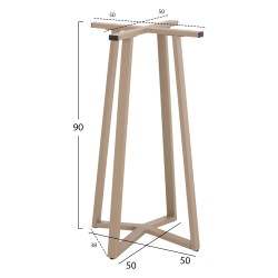 ΒΑΣΗ ΤΡΑΠΕΖΙΟΥ ΜΠΑΡ ΜΕΣΑΙΟΥ ΥΨΟΥΣ HM477.25 ΜΕΤΑΛΛΟ ΚΑΠΟΥΤΣΙΝΟ 50x50x90Υεκ. ΒΑΣΗ ΤΡΑΠΕΖΙΟΥ ΜΠΑΡ ΜΕΣΑΙΟΥ ΥΨΟΥΣ HM477.25 ΜΕΤΑΛΛΟ ΚΑΠΟΥΤΣΙΝΟ 50x50x90Υεκ.